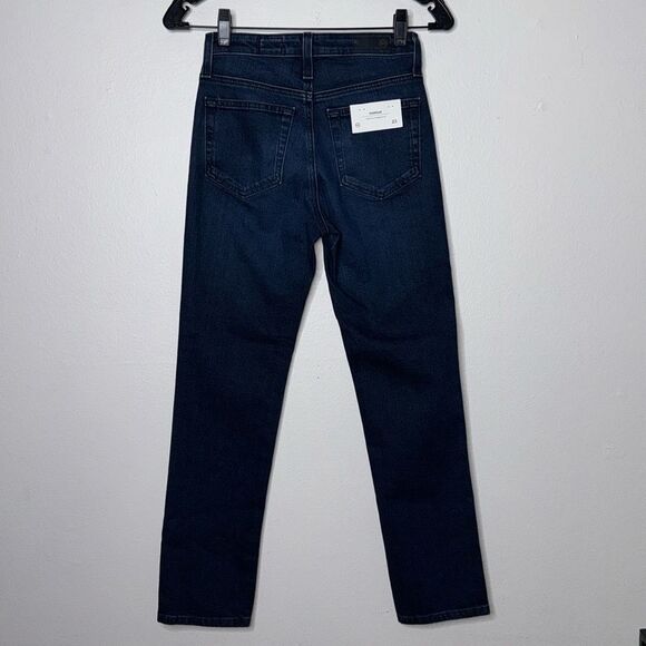 AG Isabelle High Rise Straight Crop Jeans Womens Size 23 - Picture 3 of 11